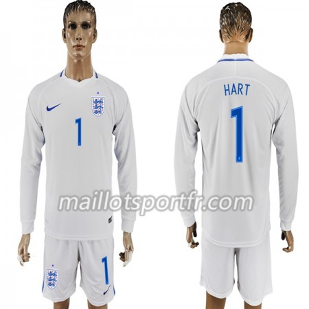 Maillot de Foot Angleterre Hart 1 Domicile Coupe du monde 2018 ML